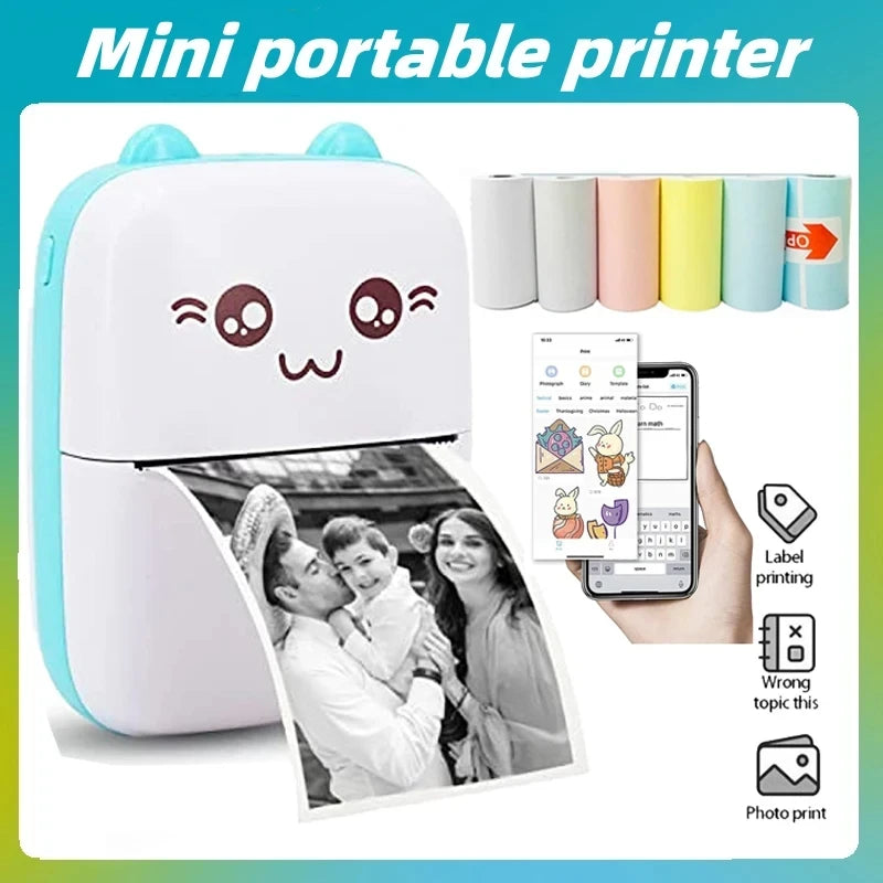 Portable Wireless Thermal Pocket Printer