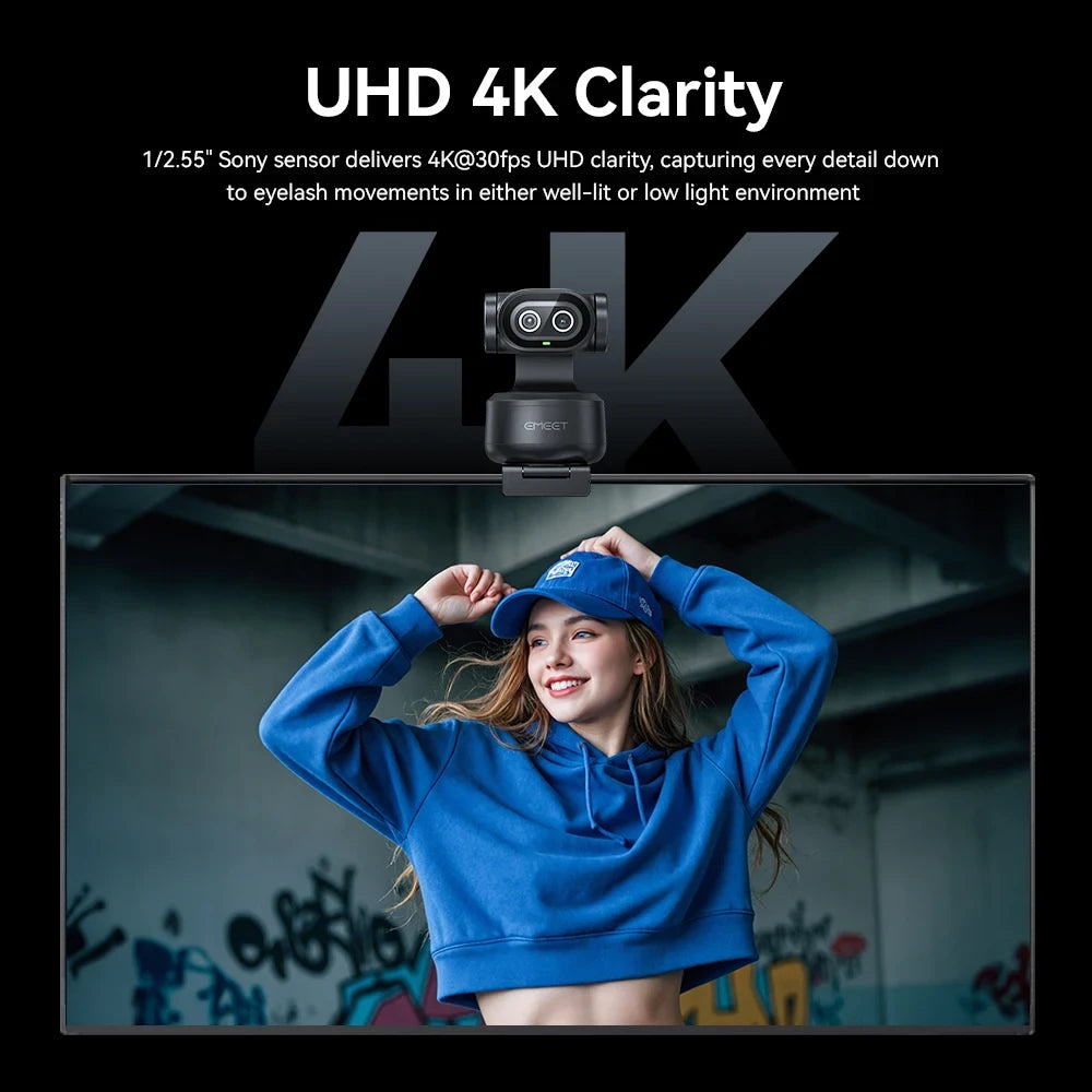 Webcam Dual AI 4K