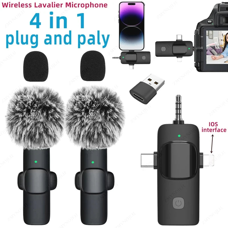 Micrófono Lavalier Inalámbrico Multidispositivo