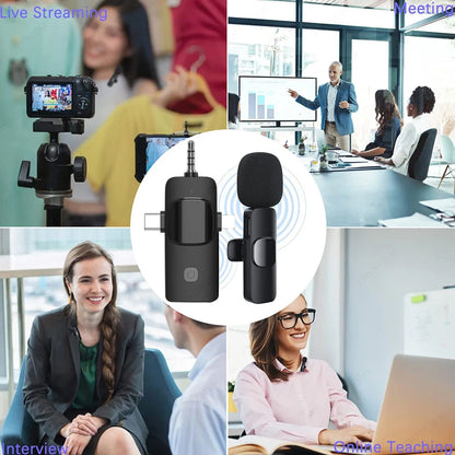 Micrófono Lavalier Inalámbrico Multidispositivo