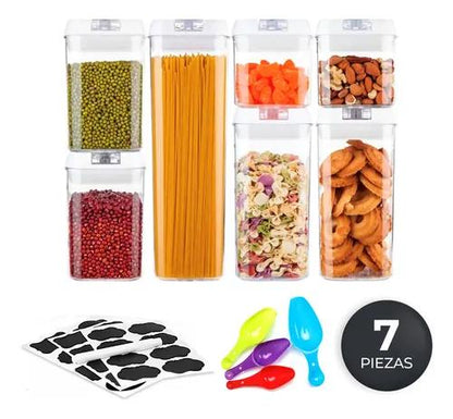 ORGANIZADOR DE ALIMENTOS DE 7 PIEZAS