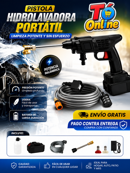 HIDROLAVADORA 2 BATERIAS 48W X 48W L (10 UND X CAJA)