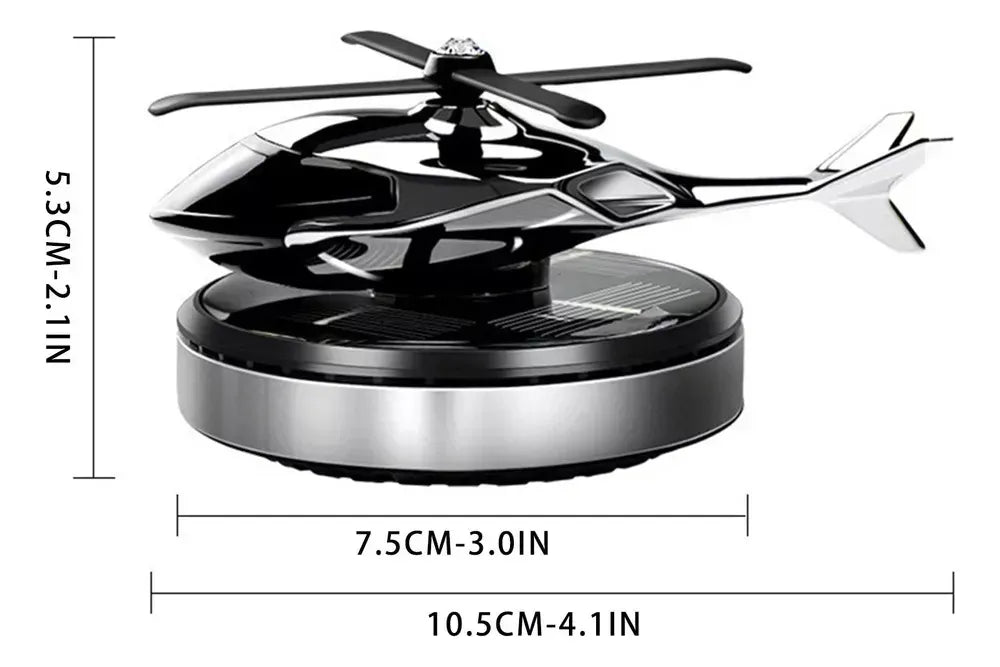 HELICOPTERO AROMATICO SOLAR PARA AUTOMOVIL