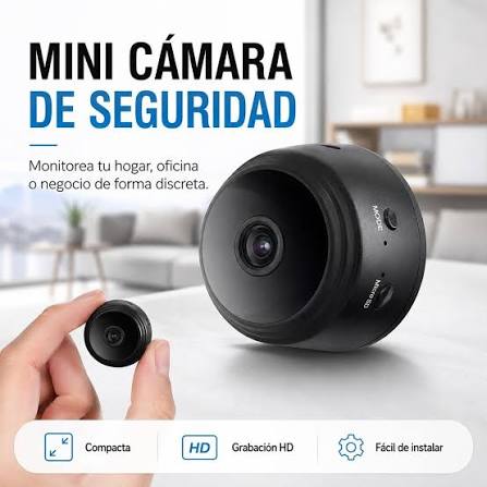 MINI CAMARA A9 1080P INALÁMBRICA WIFI SMART HOME VIGILANCIA (200 UND X CAJA)