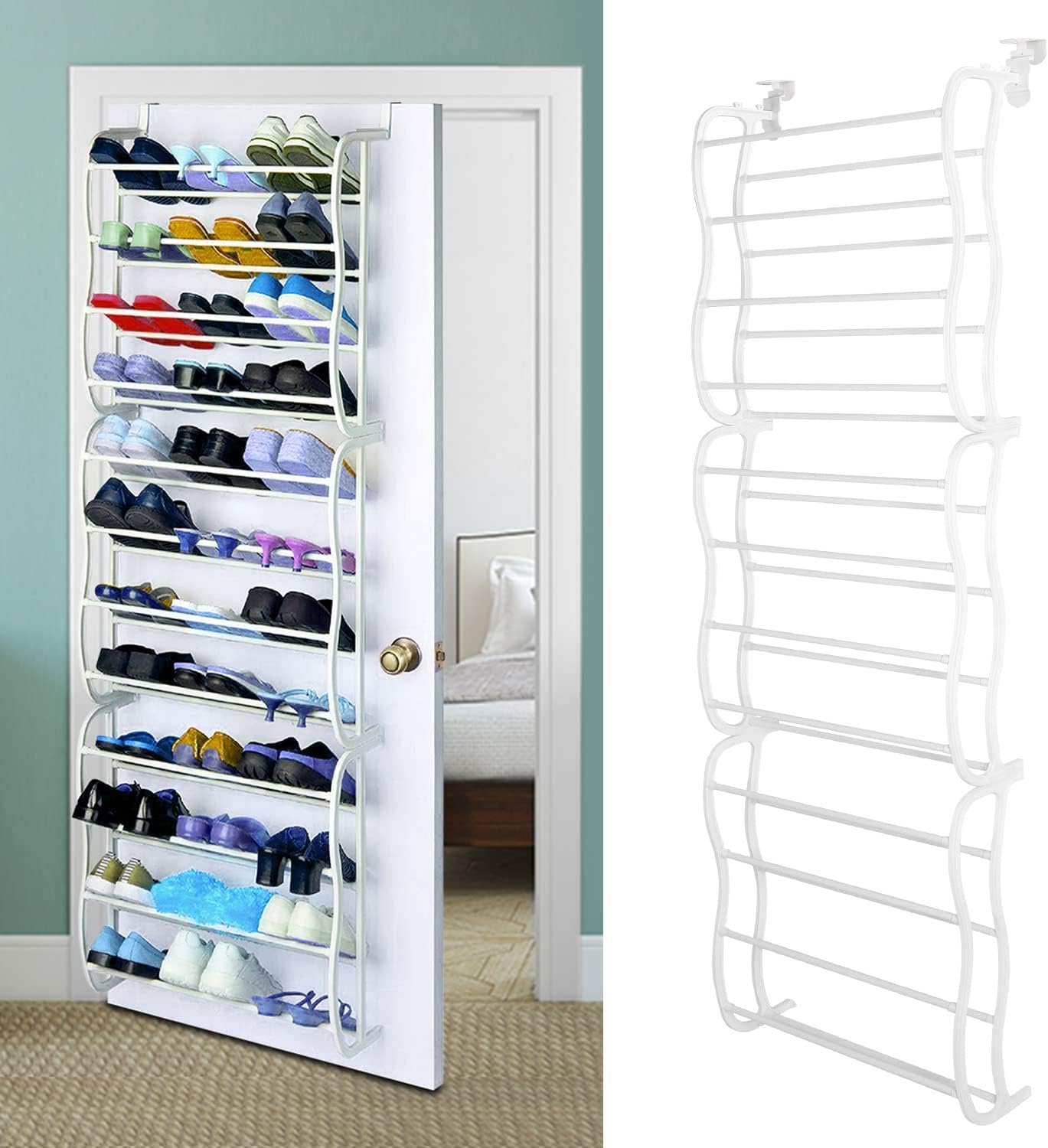 ZAPATERA PARA PUERTA. PRÁCTICO Y VERSÁTIL. ORGANIZADOR PARA 36 ZAPATOS